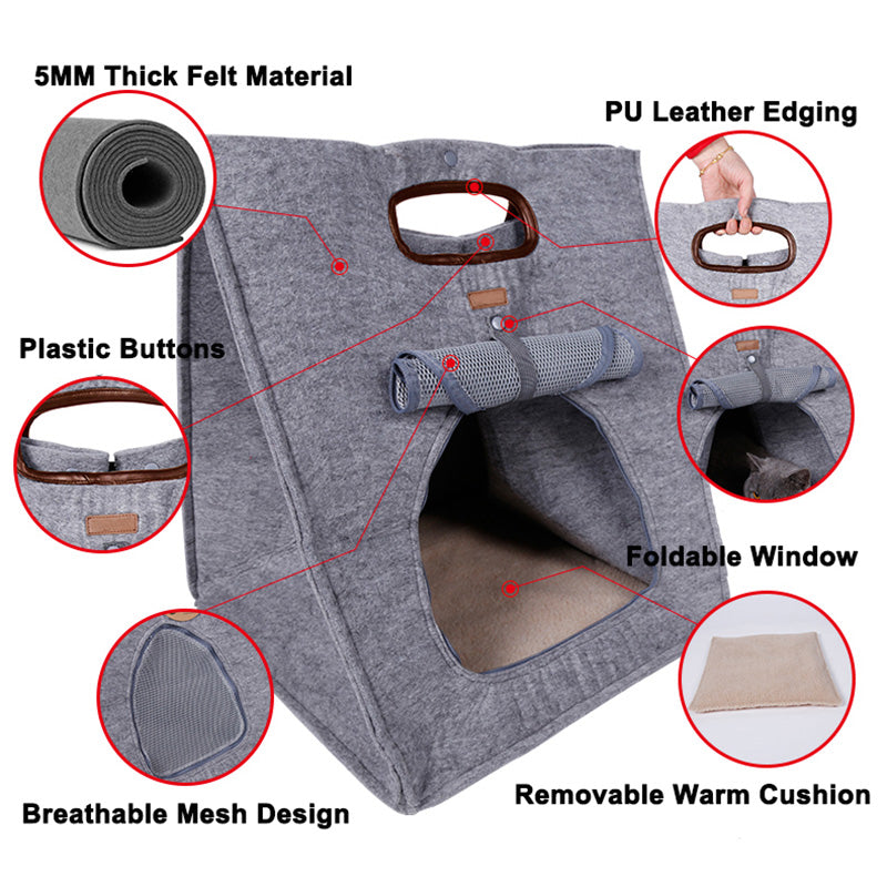 Multifunction Breathable Pet Carrier